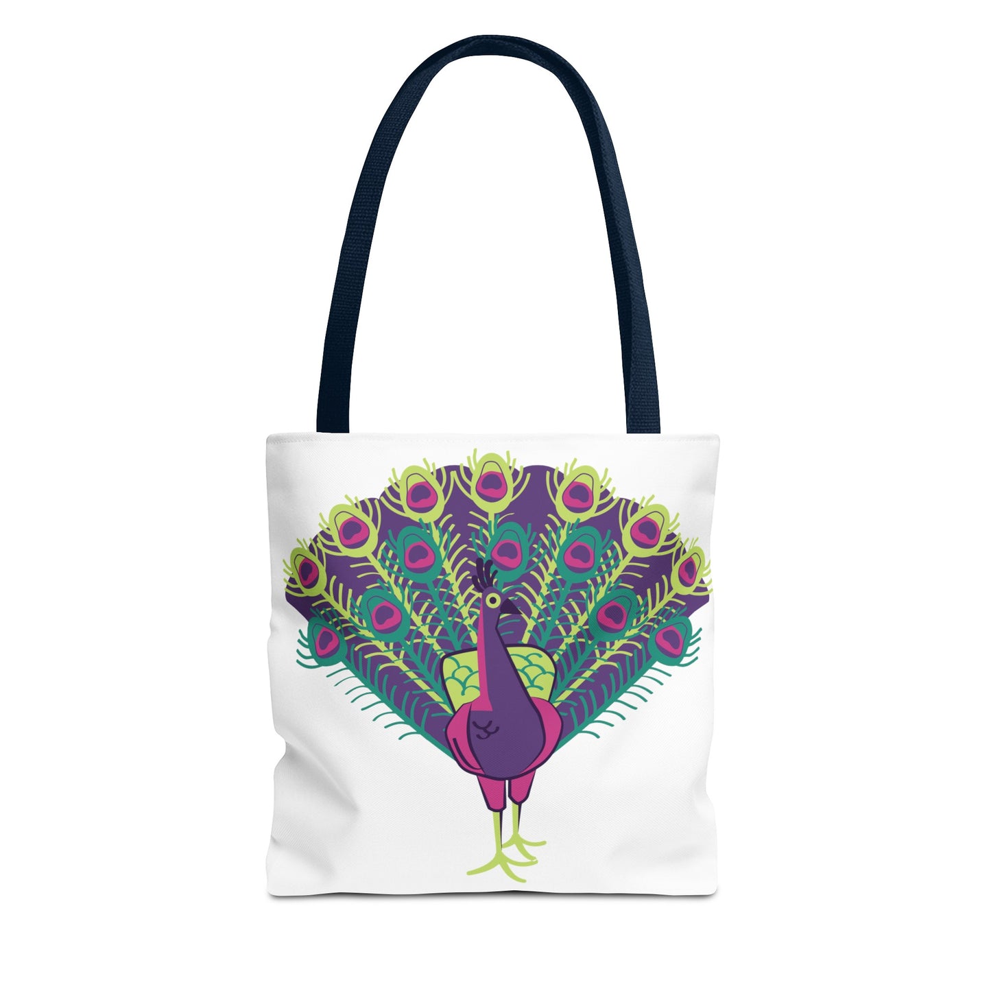 Summer Graphic Peacock Tote Bag