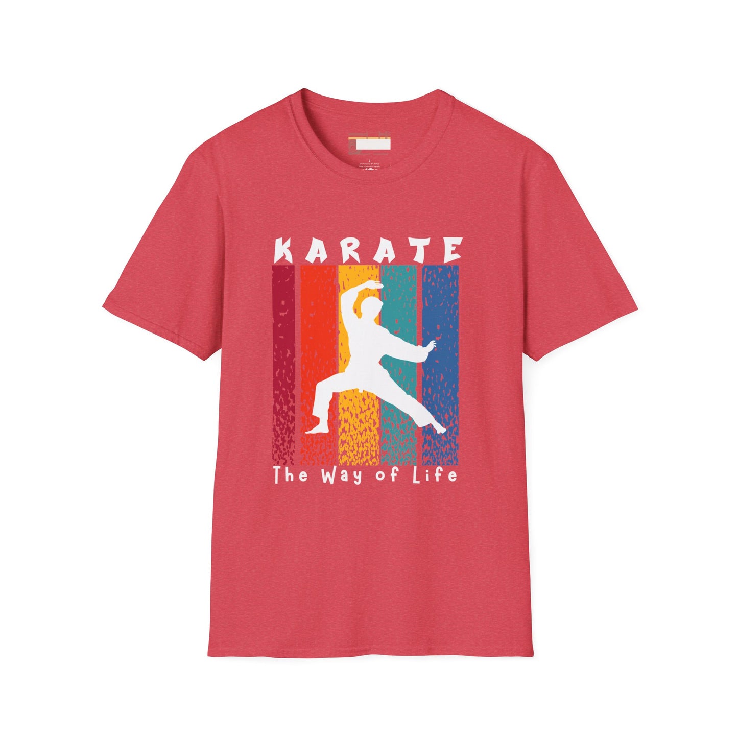 Graphic Karate Taekwondo Fighter Unisex Minimalist Comfort T-shirt