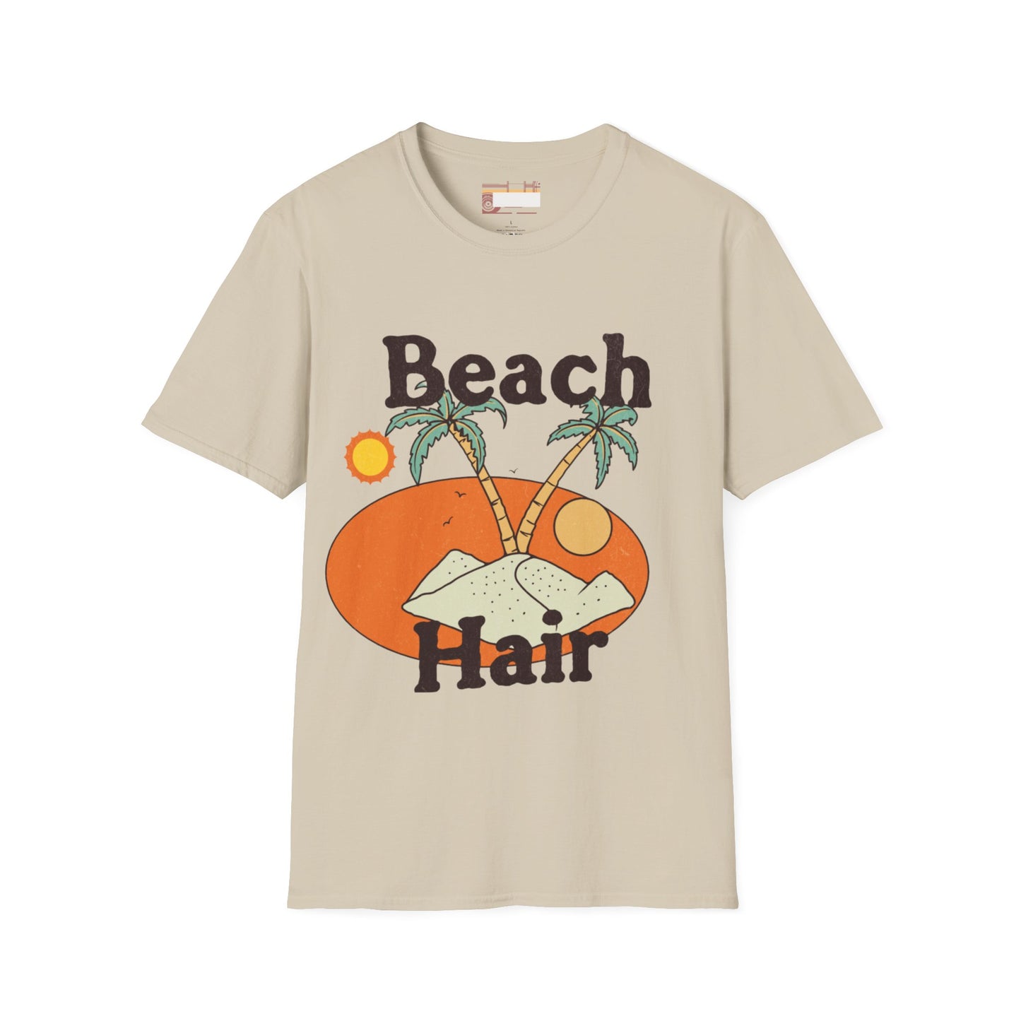 Graphic Summer Vibes Beach Hair Comfort Styled T-shirts