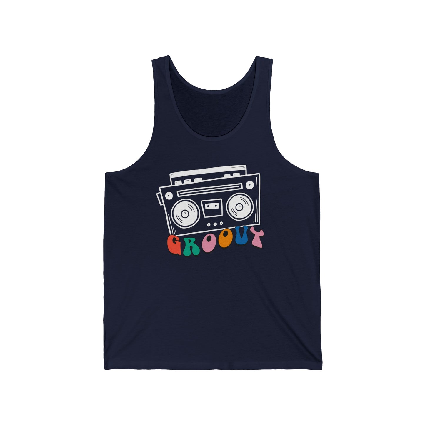 Groovy Retro Vintage Graphic Ultimate Comfort Styled Unisex Tank Top