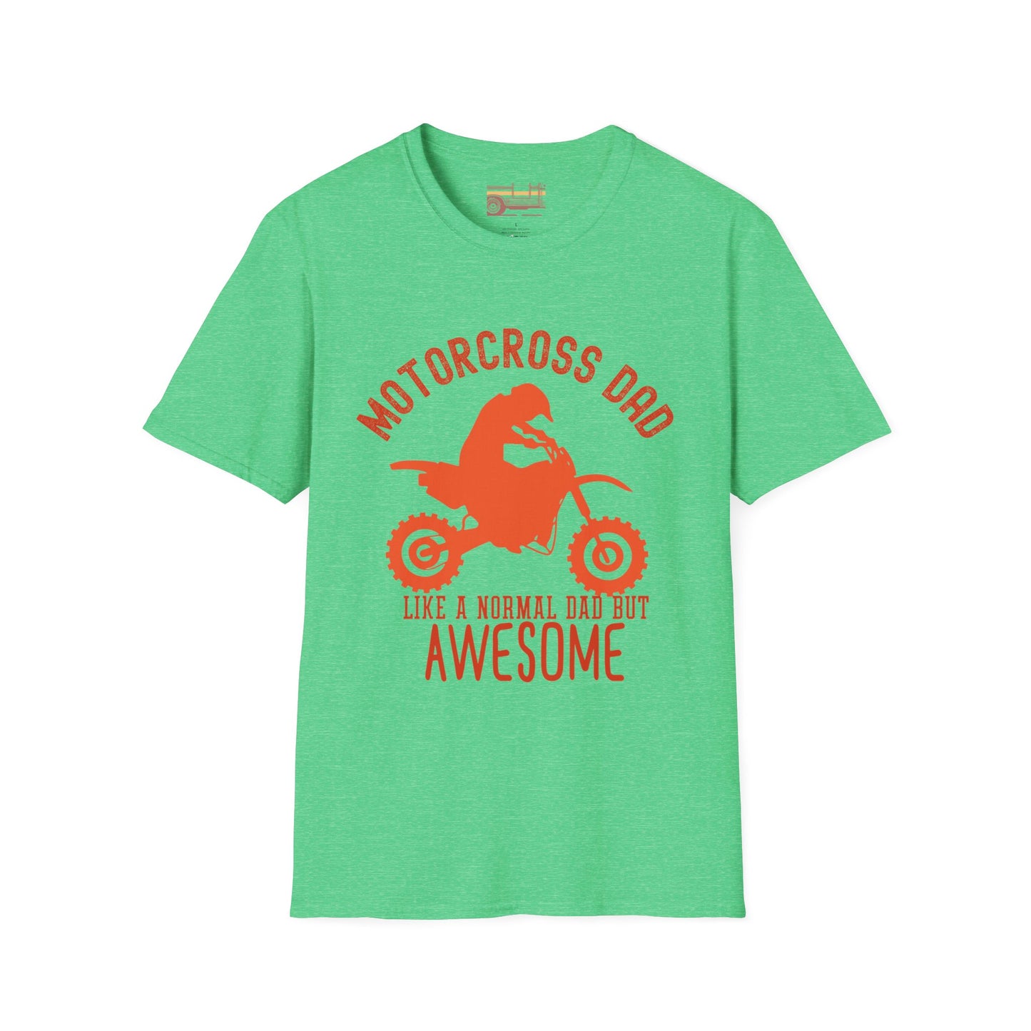 Motor cross Dad Fatherhood Ultimate Comfort Unisex Fathers Day T-shirt