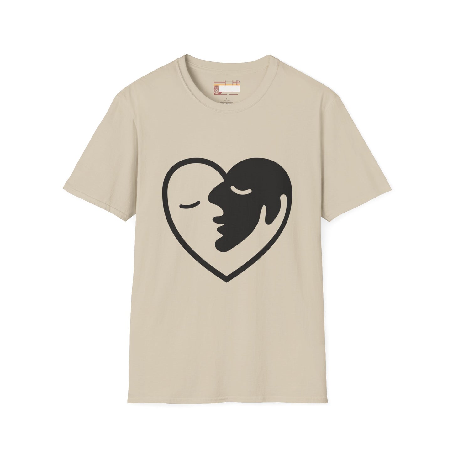 Love Designed Two Faced Unisex Minimalist Comfort T-shirt