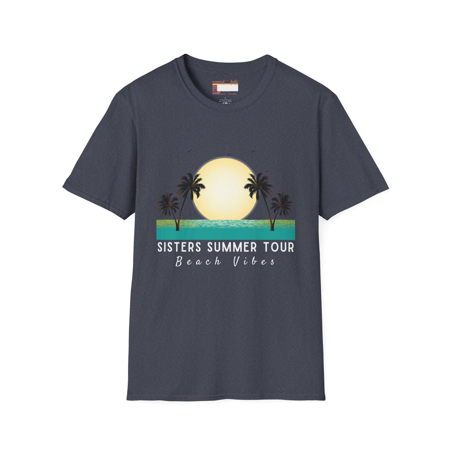 Graphic Sister Tour Comfort T-shirt, Christian Sister Outdoor Group Vacation Tees, Tees for Sisters Beach Cruise Trip