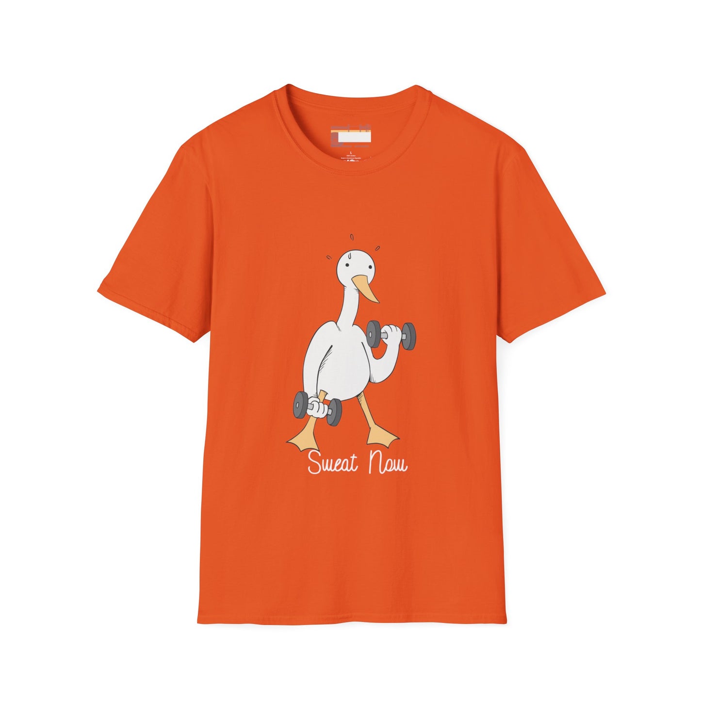 Graphic Designed Goose Sweating Out Unisex Comfort Styled T-shirts
