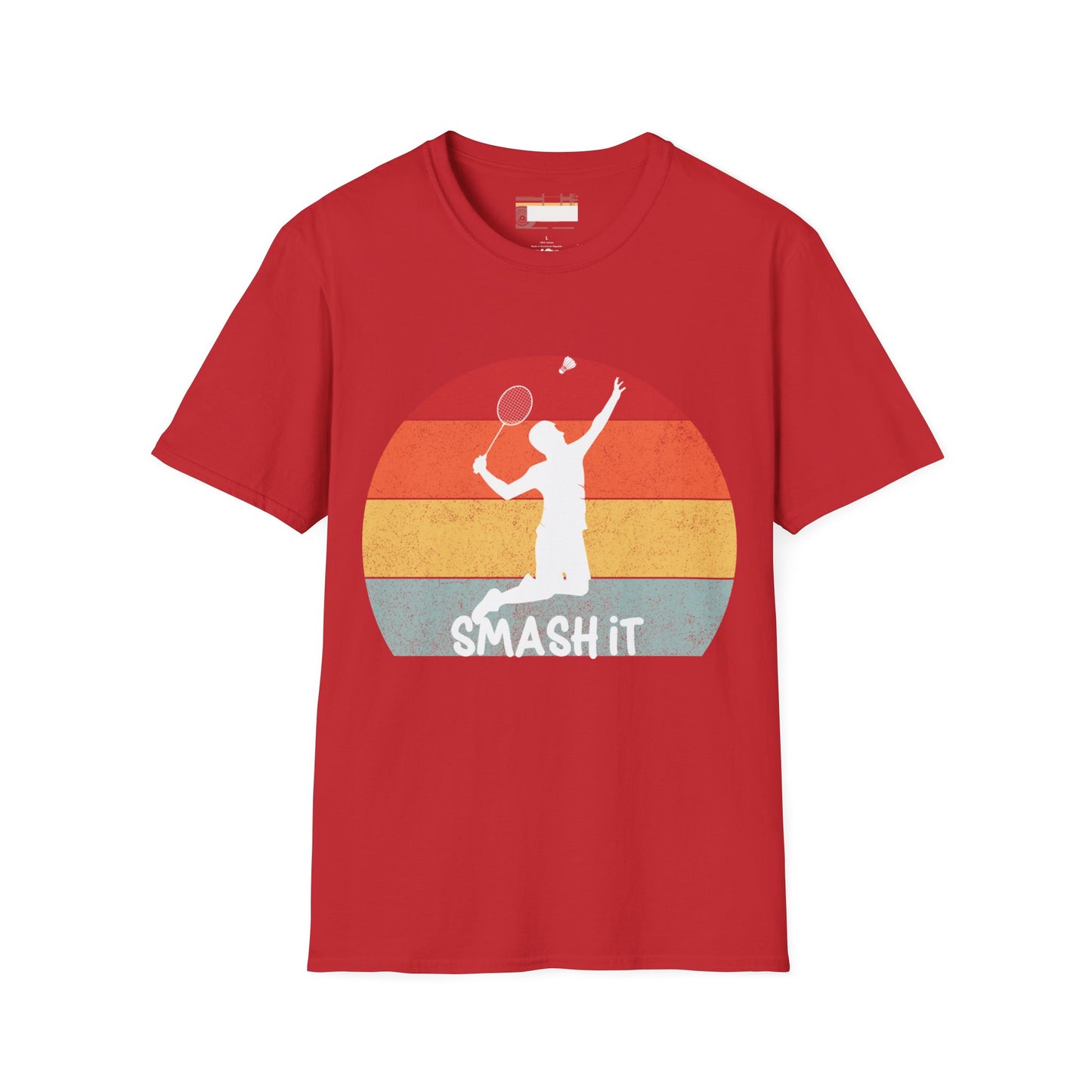 Badminton Game Day Graphic Comfort Unisex T-shirt