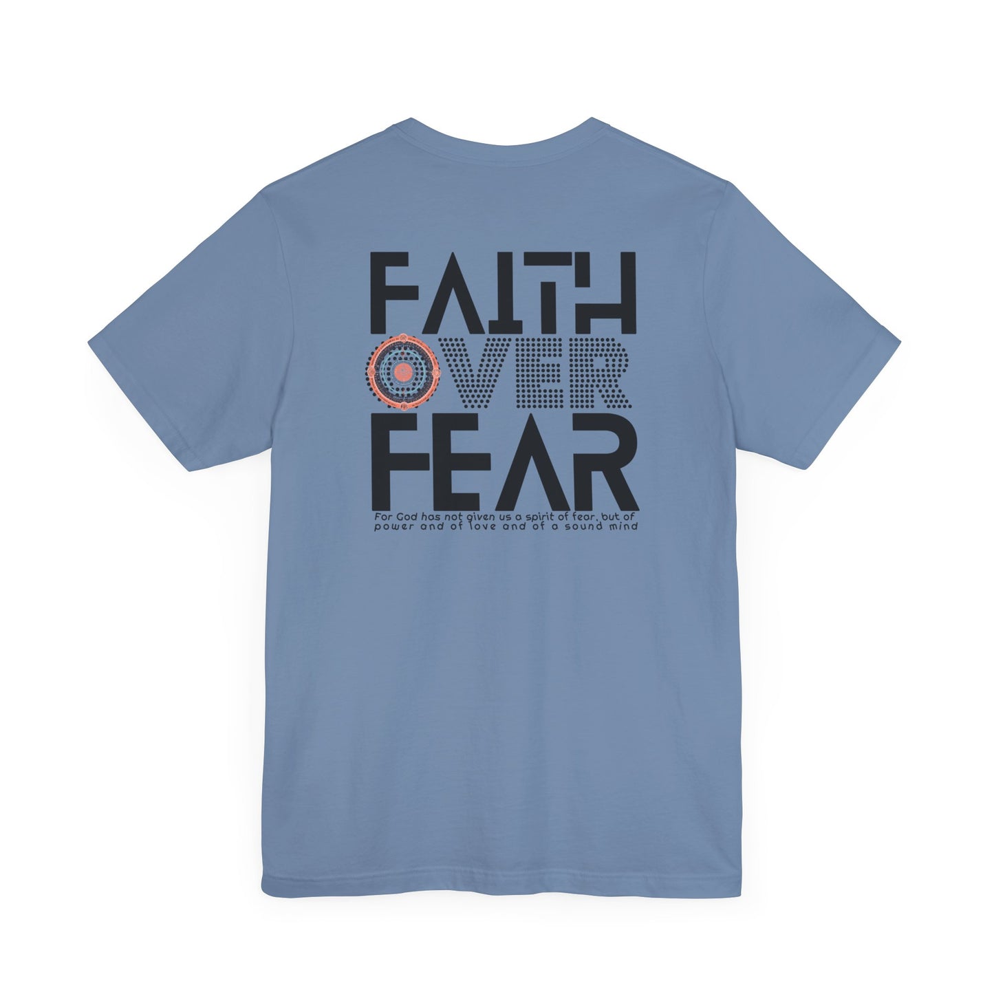 Christian Gospel Unisex Bible Faith Over Fear Verse Shirt