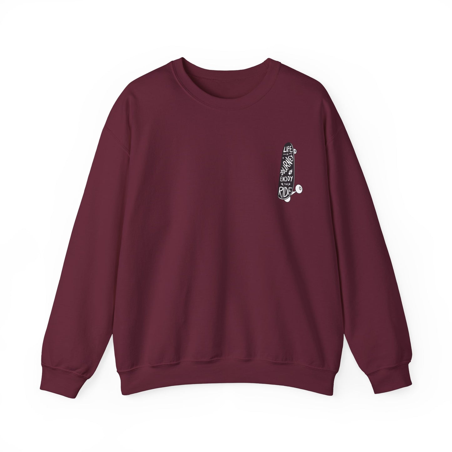 Graphic Designed Minimalist Skateboard Skate Board Lover Crewneck Sweatshirt