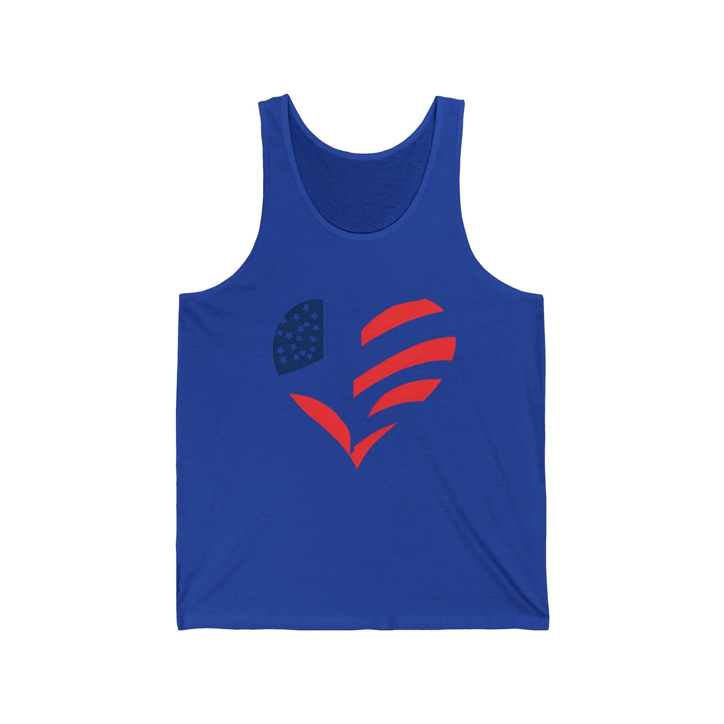 Comfort Styled Graphic American Flag Unisex Summer Tank Top