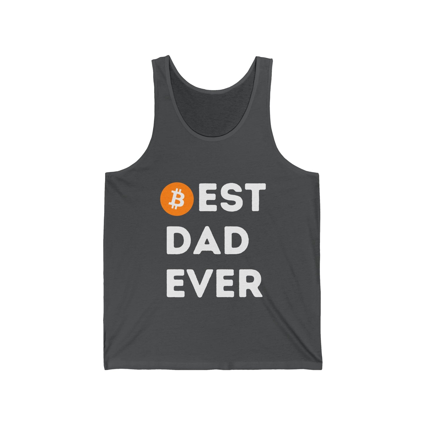 Best Dad Ever (Bitcoin, Crypto) Unisex Tank Top