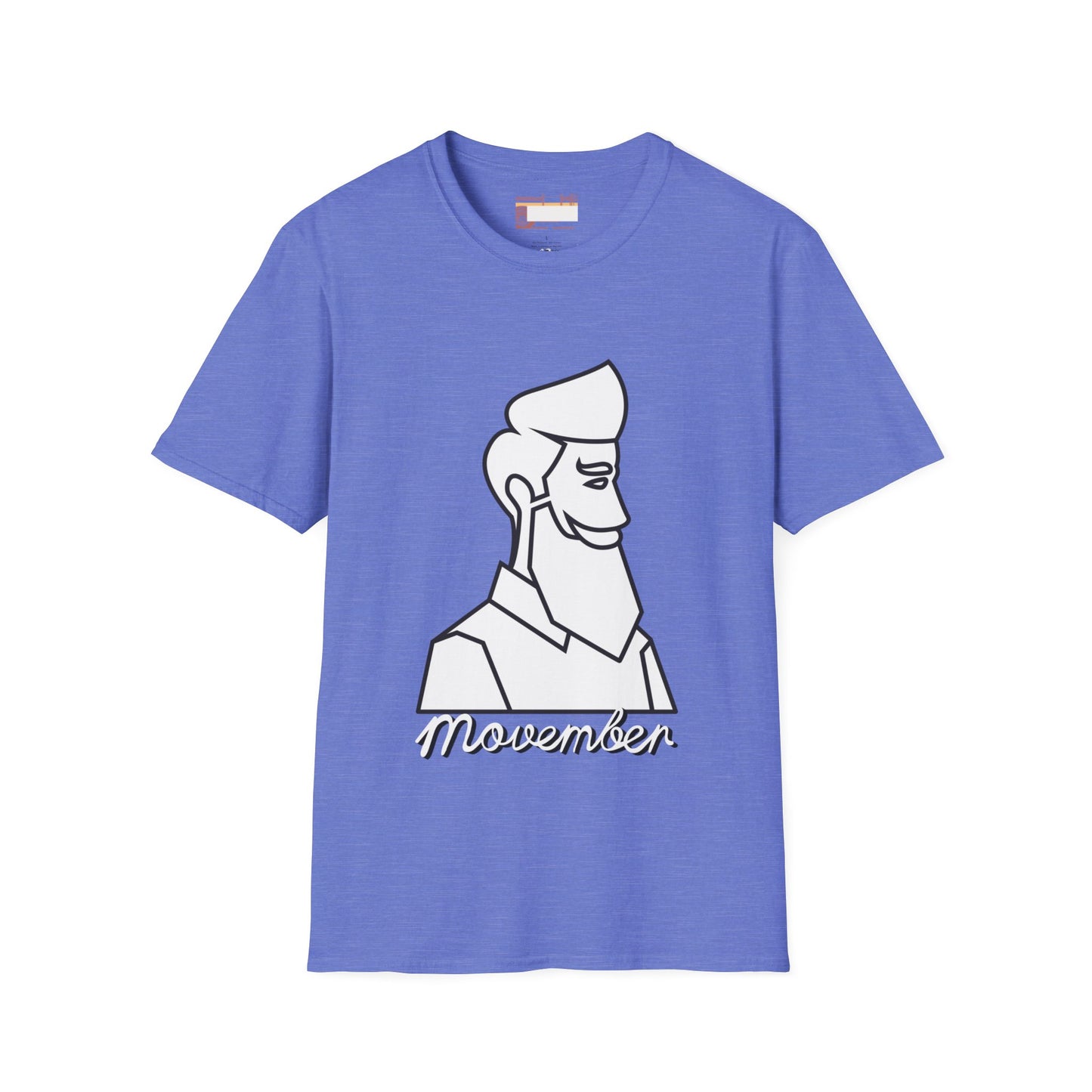 Movember Moustache Bearded Gang Beard Graphic Comfort Unisex T-shirt
