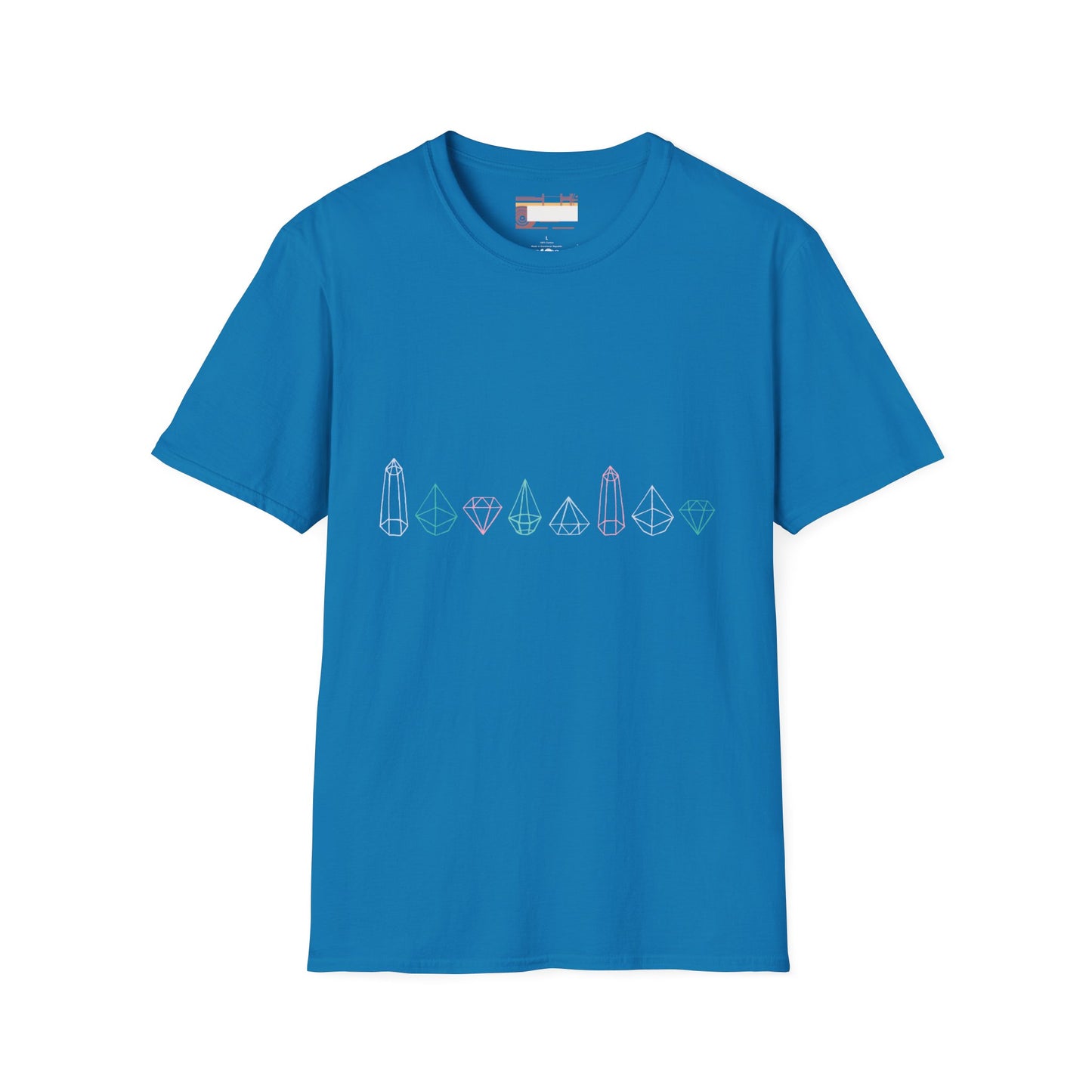 Graphic Designed Comfort Minimalist Precious Stones T-shirt
