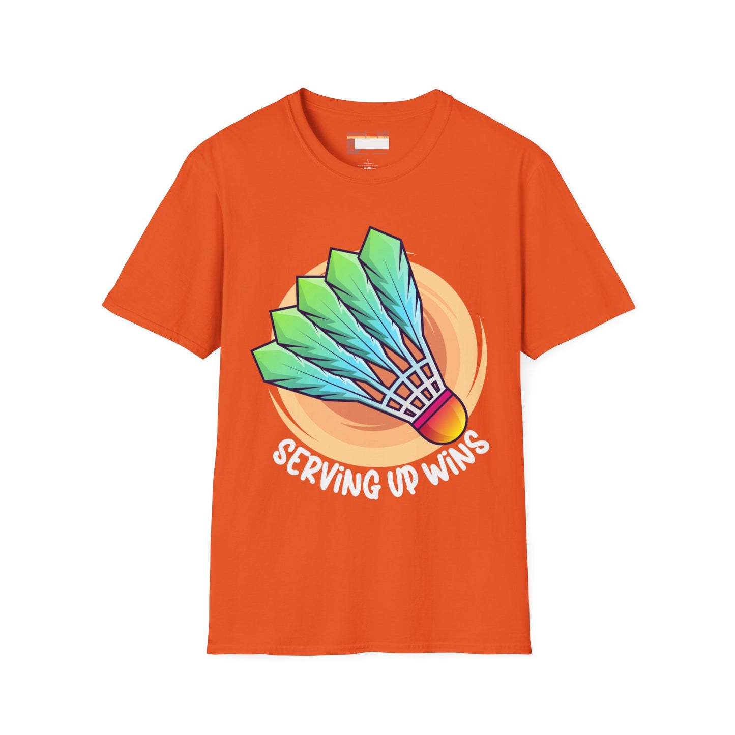 Badminton Game Day Graphic Comfort Unisex T-shirt