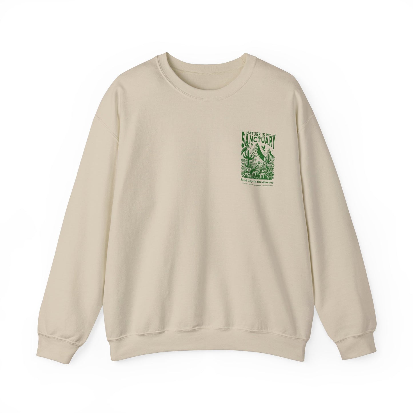 Graphic Designed Minimalist Crewneck Sweatshirt