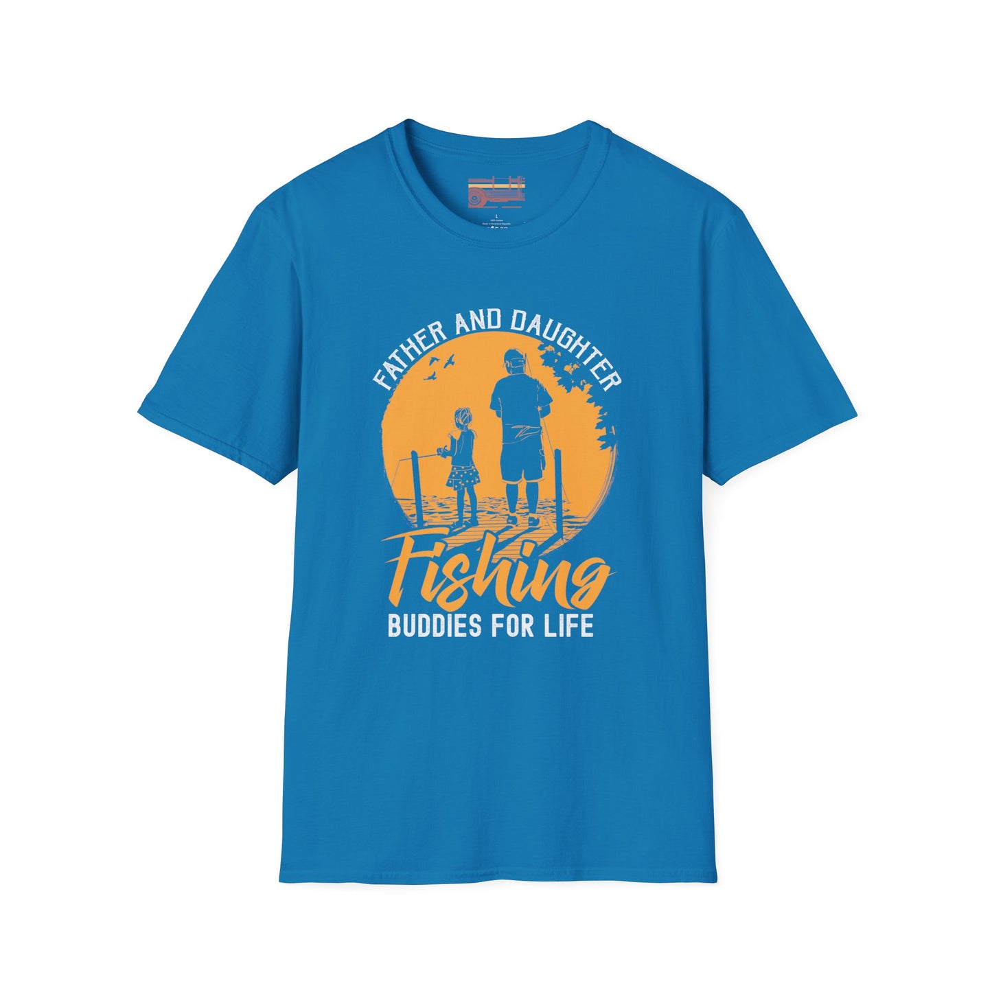 Father and Daughter Fishing Buddies Ultimate Comfort Unisex Fathers Day T-shirt