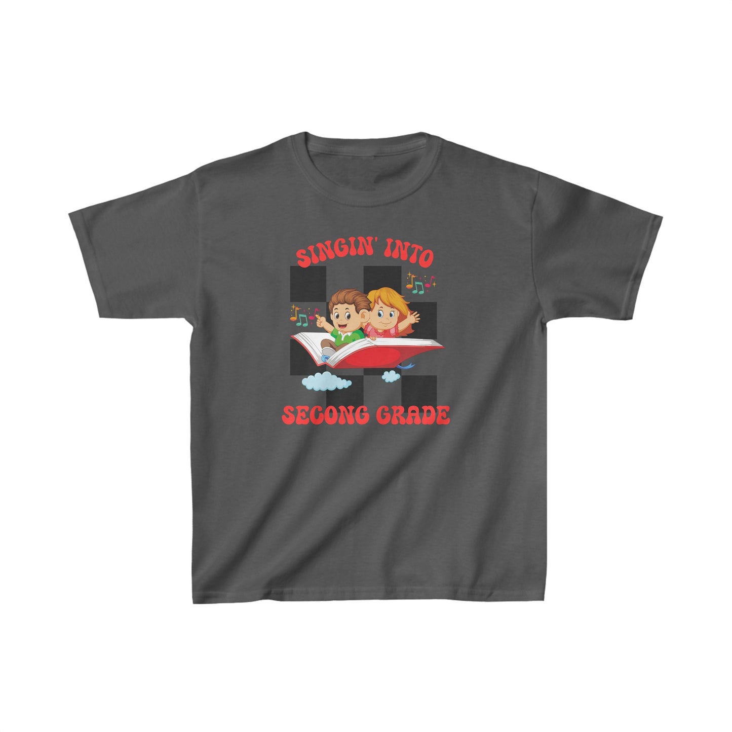 Unisex Kids Singing Into Second Grade Ultimate Comfort T-Shirts