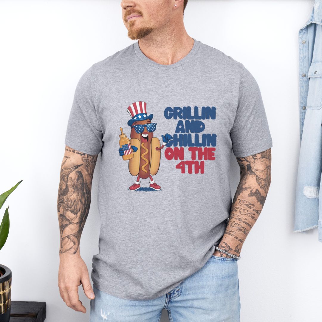 July 4th Ultimate Grilling and Chilling Comfort Unisex Funny T-shirt