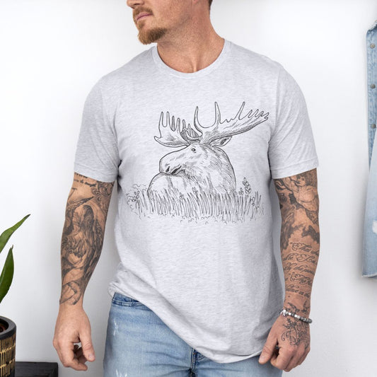 Minimalist Graphic Designed Deer Ultimate Comfort Unisex T-shirt