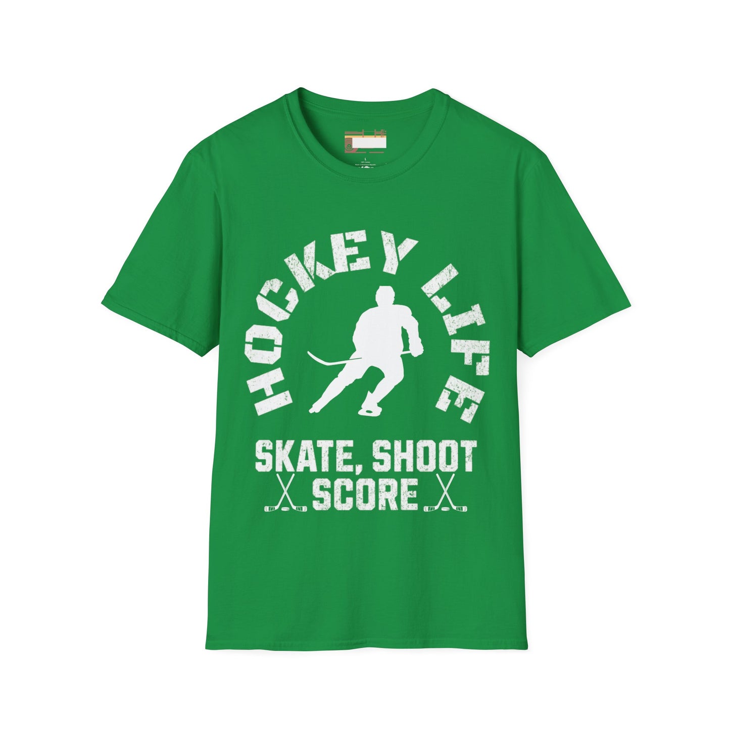 Graphic Hockey Player Unisex Comfort Styled T-shirts