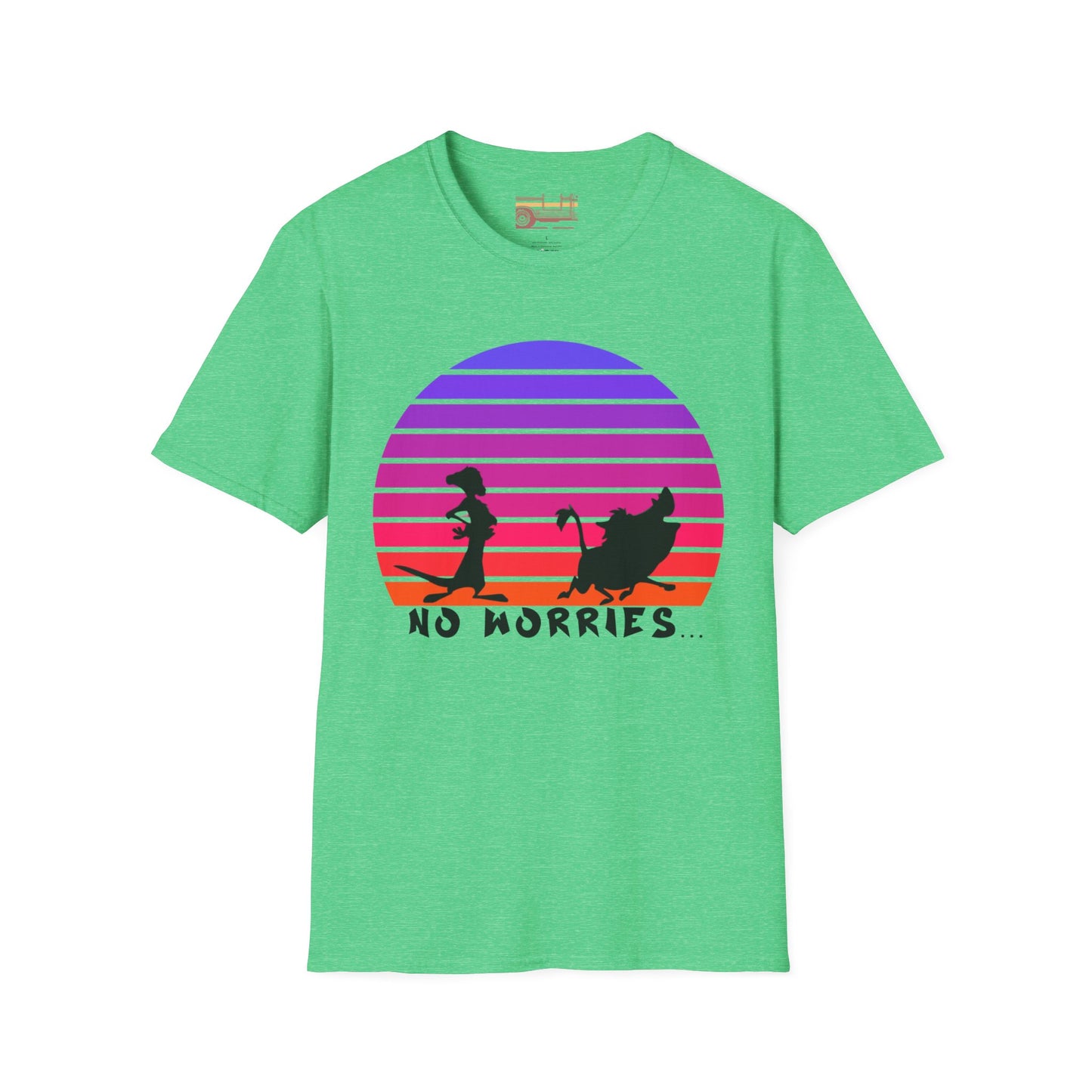 No Worries Motivation Ultimate Comfort Styled Graphic T-shirt