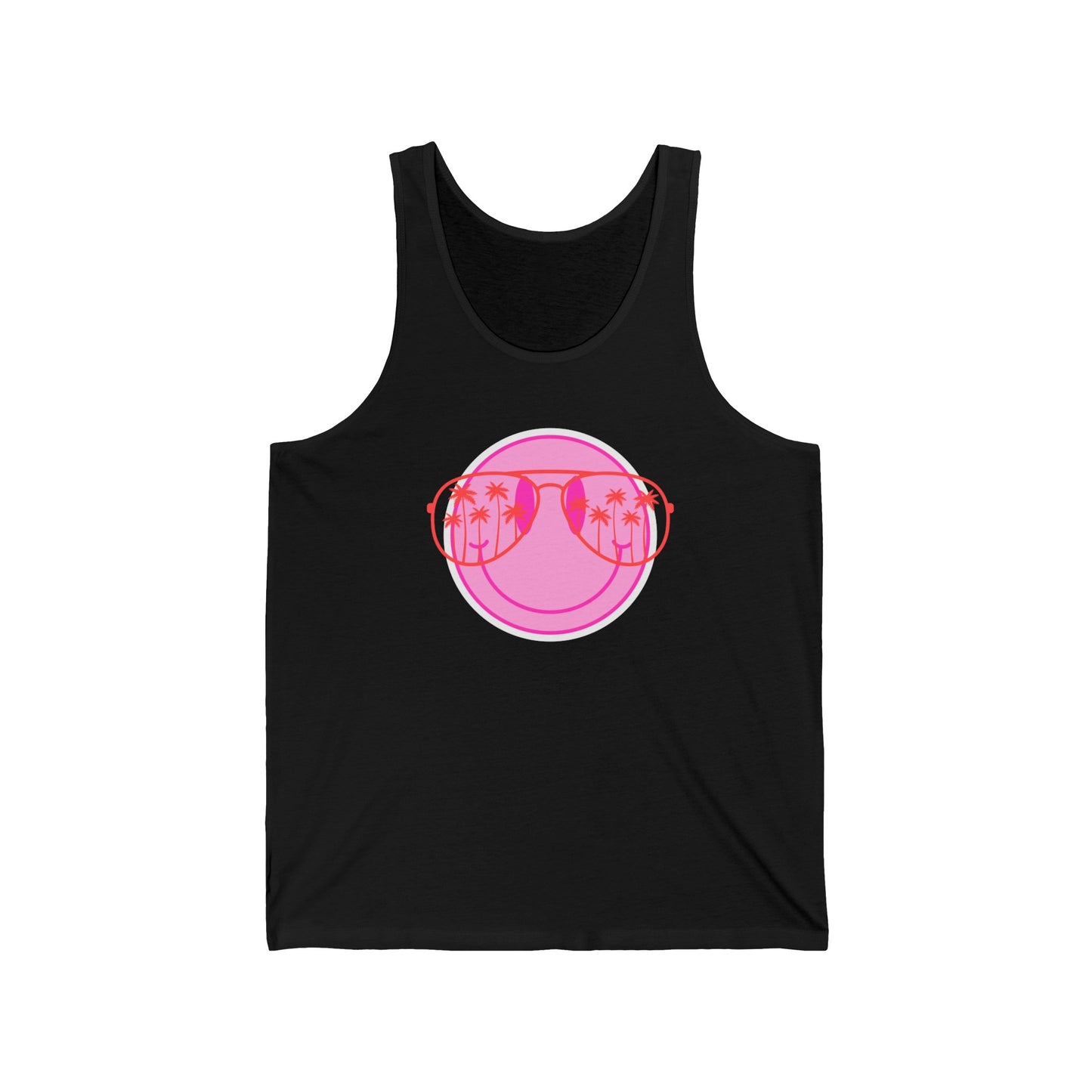 Smiley Graphic Ultimate Comfort Styled Unisex Tank Top