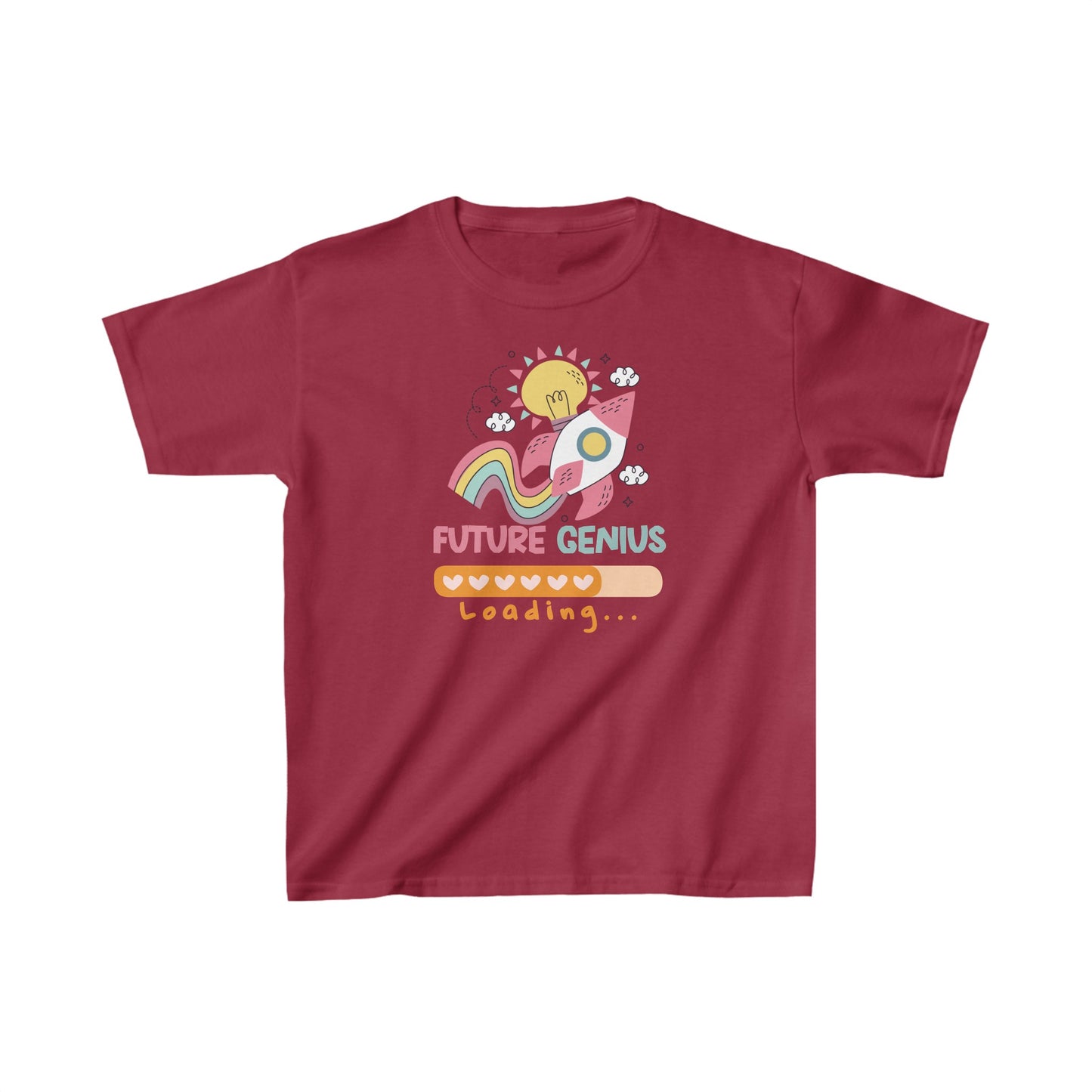 Unisex Kids Future Genuis Loading Ultimate Comfort T-Shirts