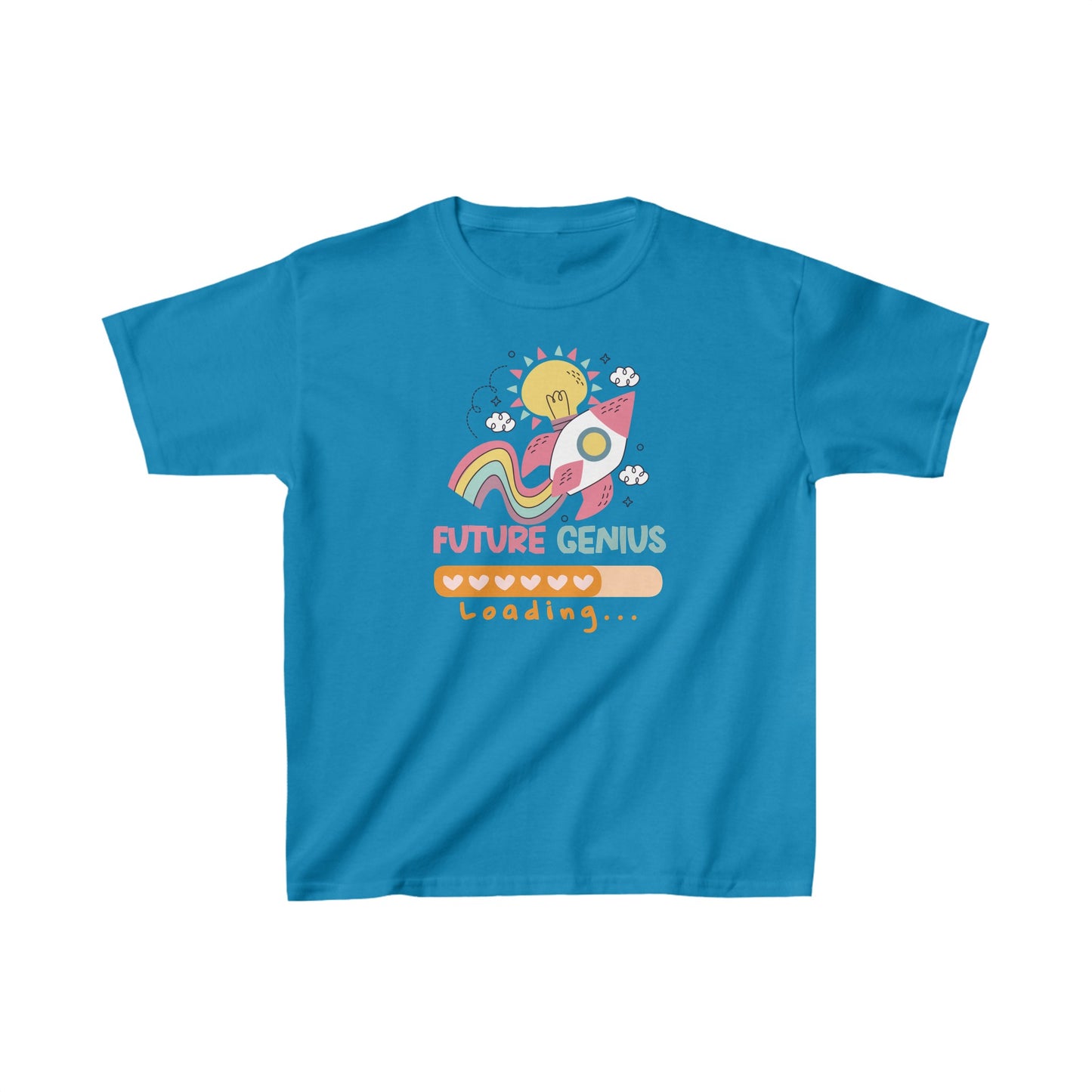 Unisex Kids Future Genuis Loading Ultimate Comfort T-Shirts