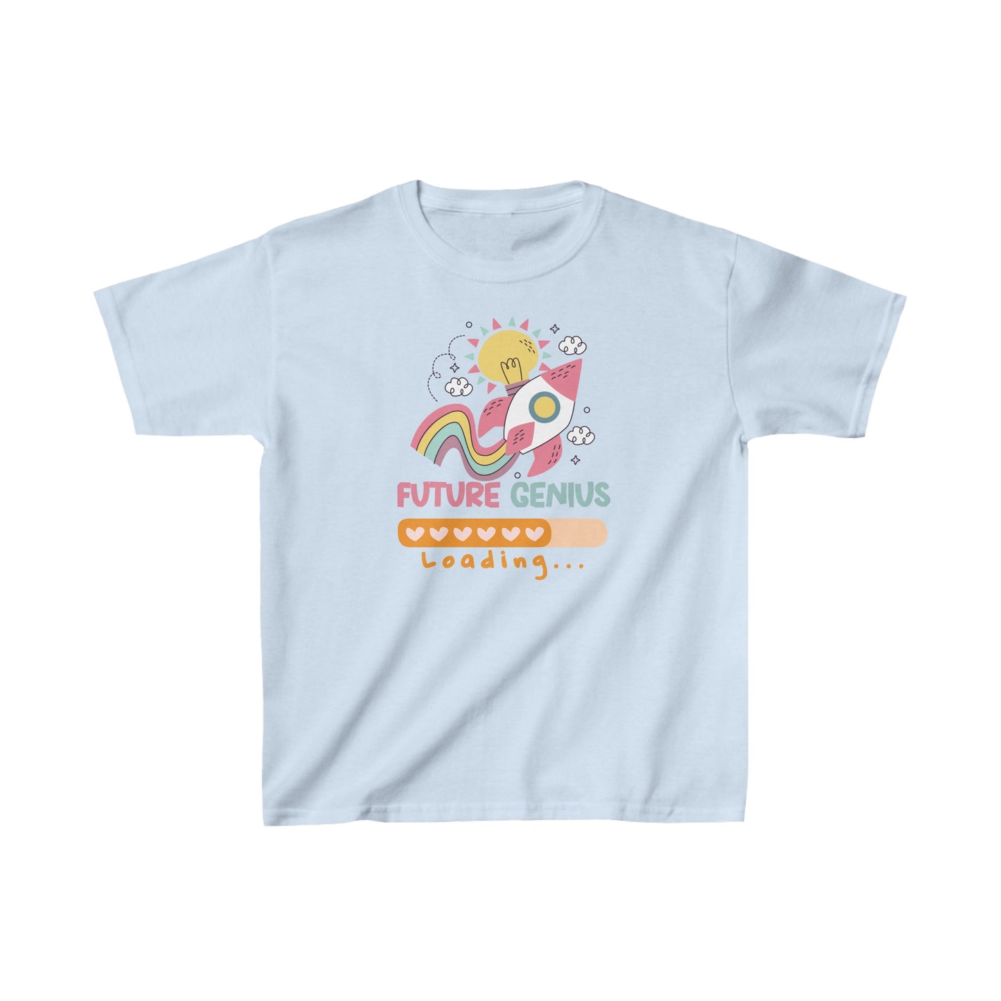 Unisex Kids Future Genuis Loading Ultimate Comfort T-Shirts