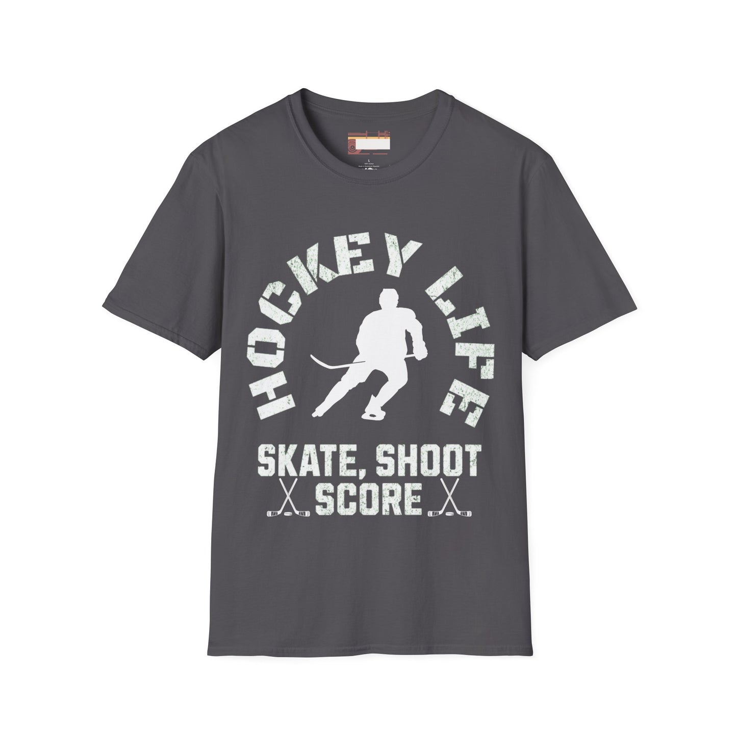 Graphic Hockey Player Unisex Comfort Styled T-shirts