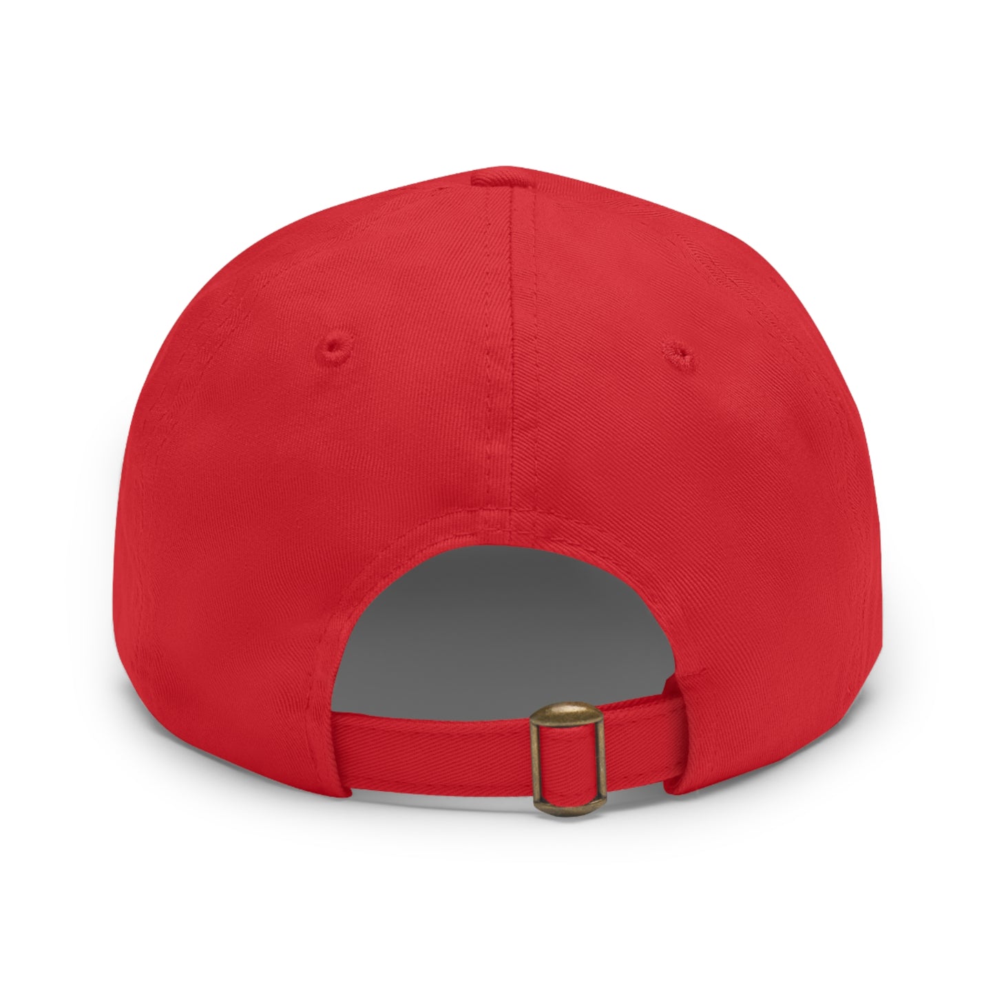 July 4th Dad Hat with Leather Patch Design