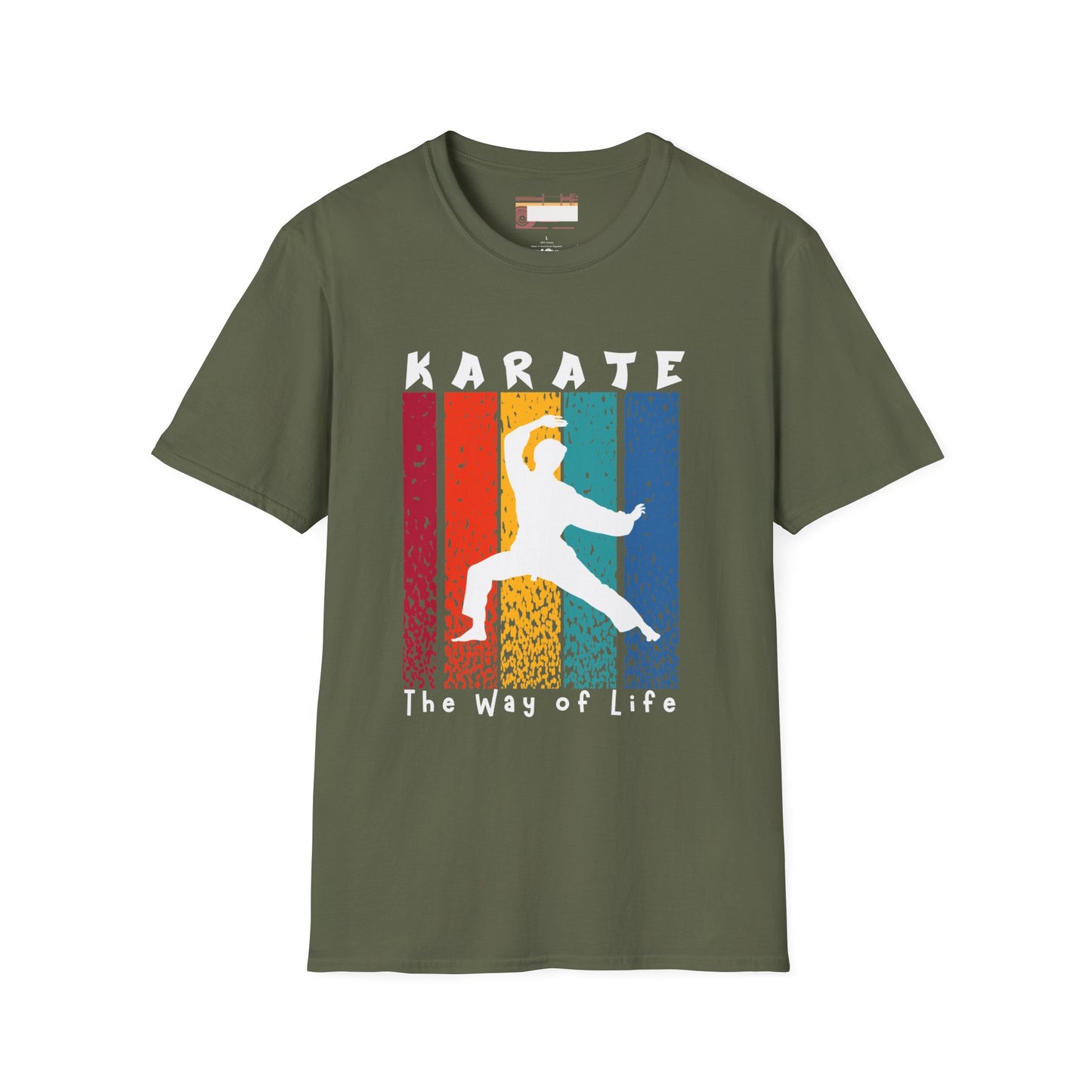 Graphic Karate Taekwondo Fighter Unisex Minimalist Comfort T-shirt