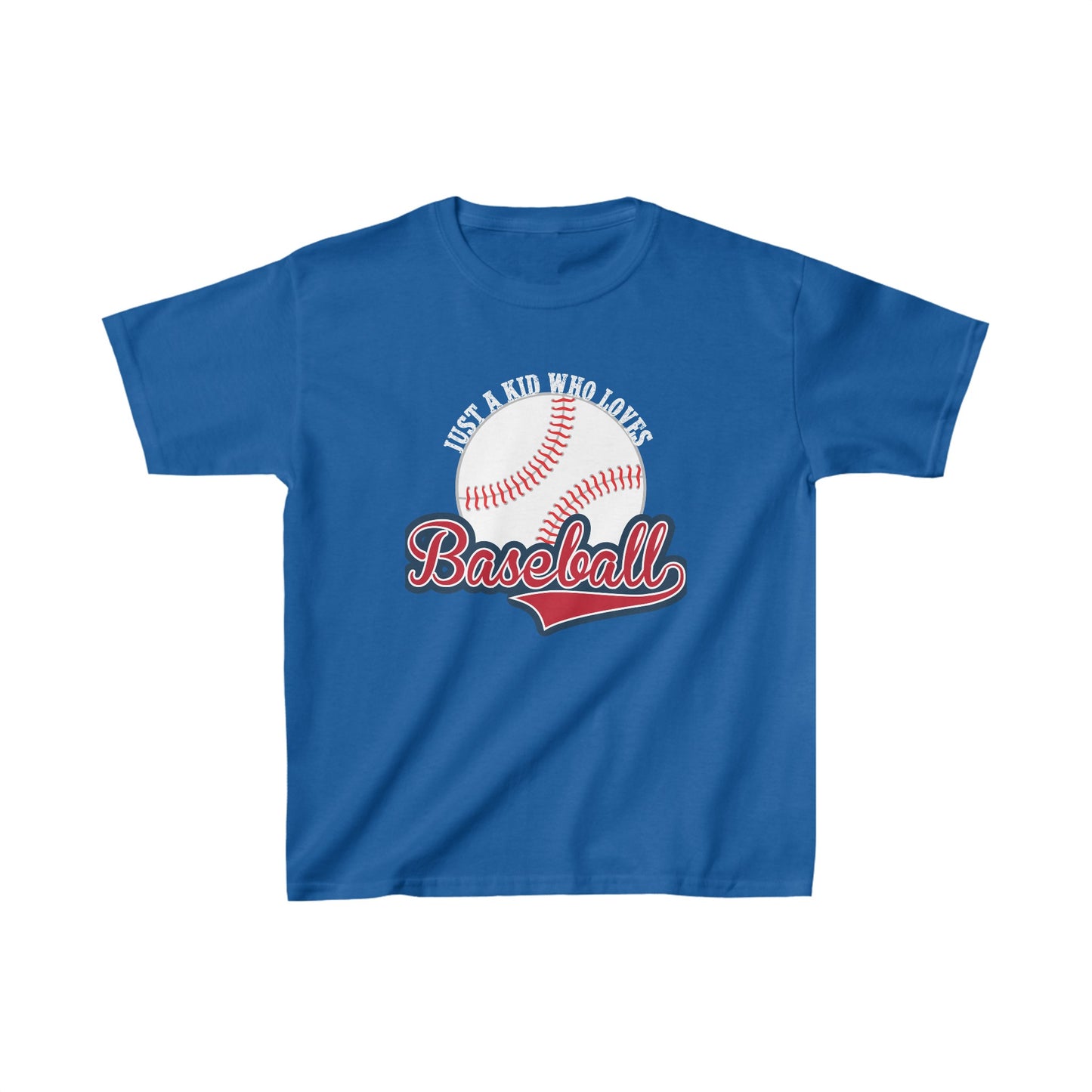 Designed Kids Who Loves Baseball Graphic Print T-shirts