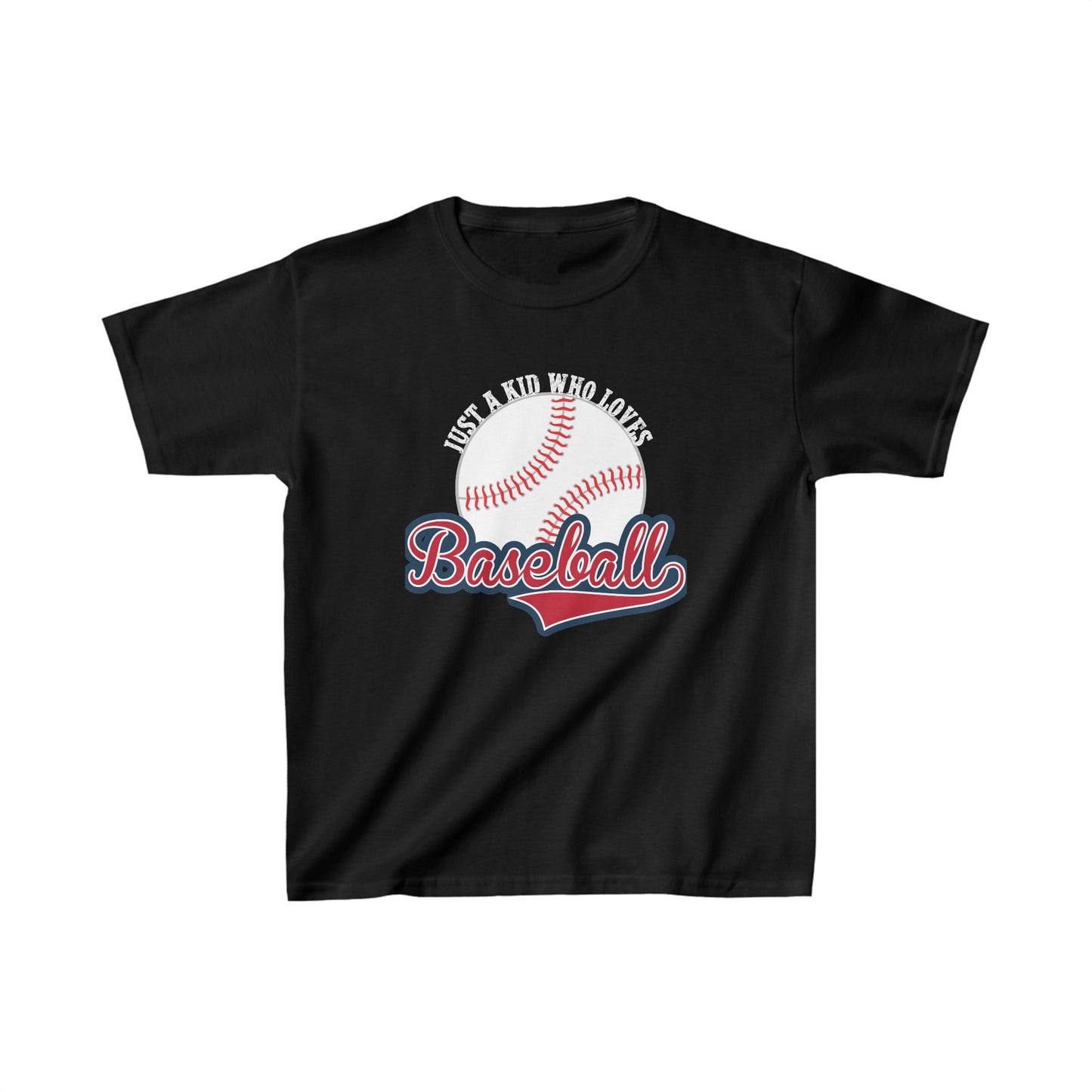 Designed Kids Who Loves Baseball Graphic Print T-shirts