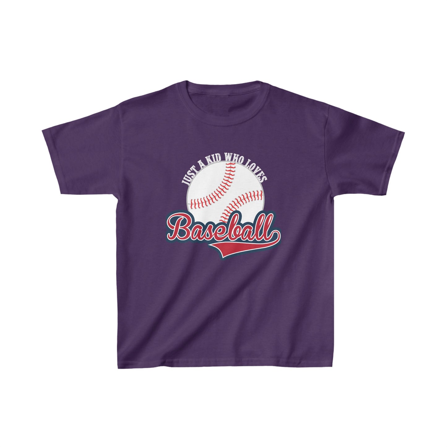 Designed Kids Who Loves Baseball Graphic Print T-shirts