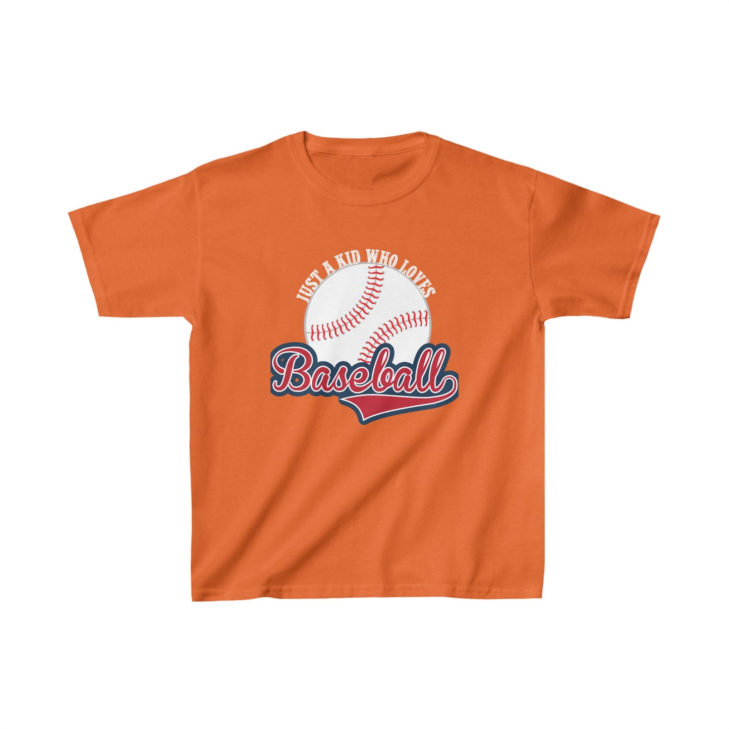 Designed Kids Who Loves Baseball Graphic Print T-shirts