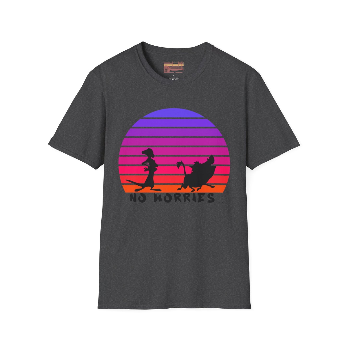 No Worries Motivation Ultimate Comfort Styled Graphic T-shirt
