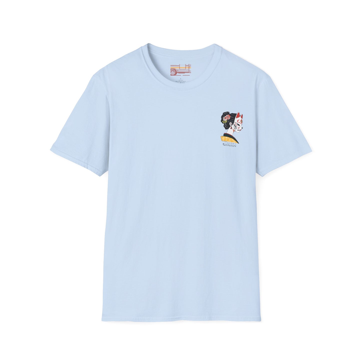 Masked Japanese Geisha Graphic Ultimate Comfort Styled Unisex T-shirt