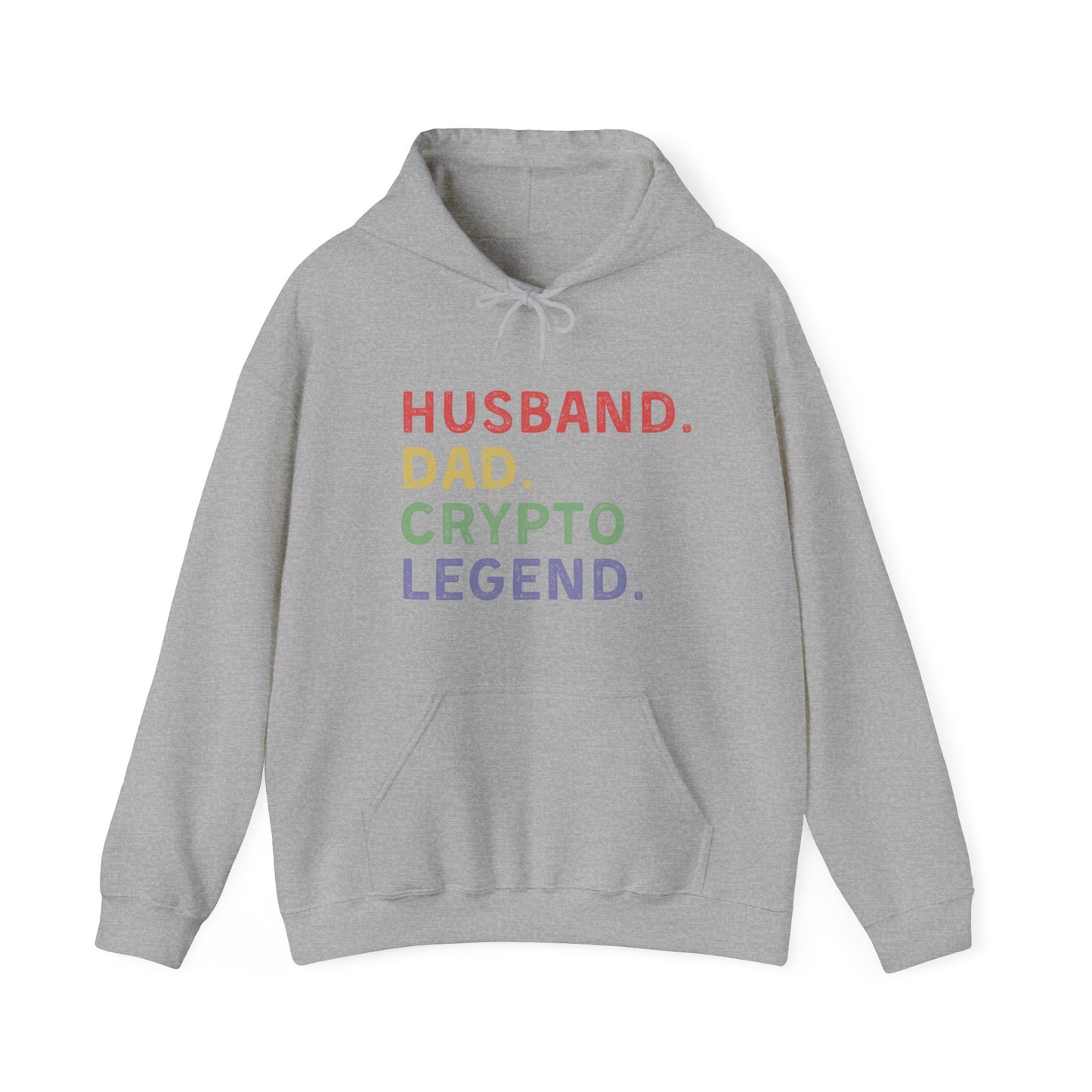 Husband Dad Crypto Legend Ultimate Comfort Unisex Hoodie