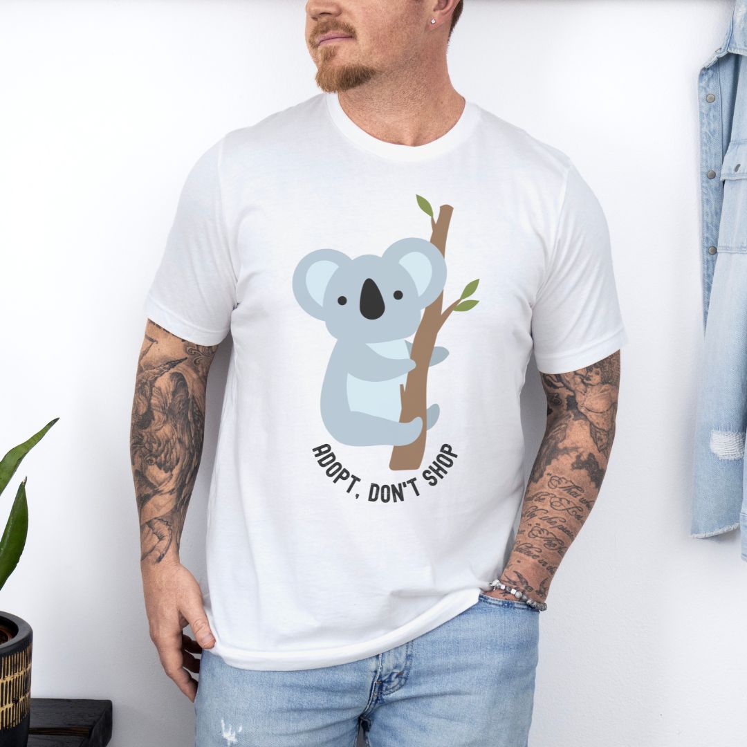 Adopt, Don't Stop Ultimate Comfort Unisex Animal Lovers T-shirt