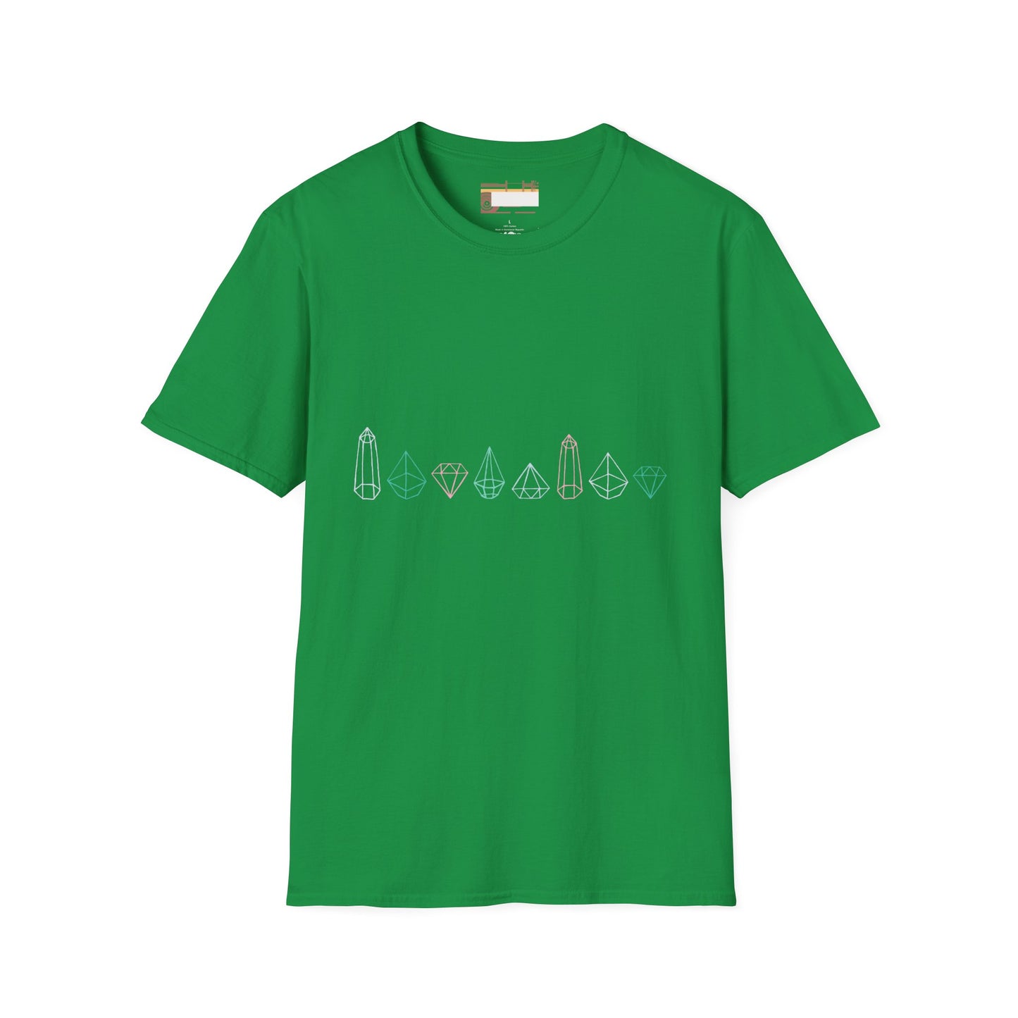 Graphic Designed Comfort Minimalist Precious Stones T-shirt