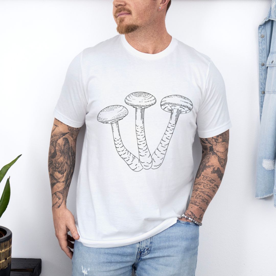 Minimalist Graphic Designed Mushroom Ultimate Comfort Unisex T-shirt