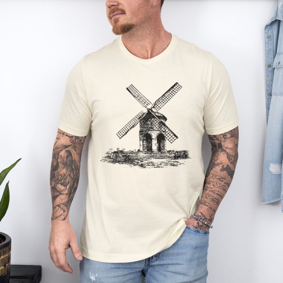 Graphic Designed Ultimate Wind Mill Comfort Unisex T-shirt