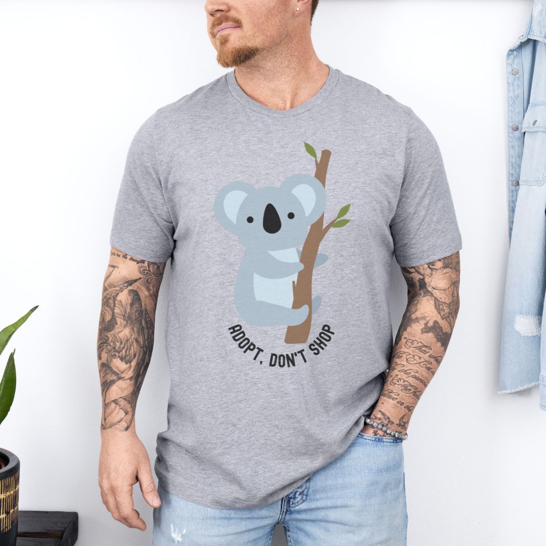 Adopt, Don't Stop Ultimate Comfort Unisex Animal Lovers T-shirt