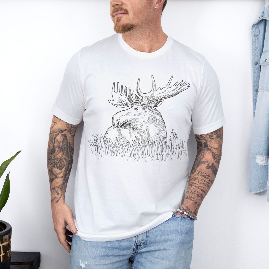 Minimalist Graphic Designed Deer Ultimate Comfort Unisex T-shirt