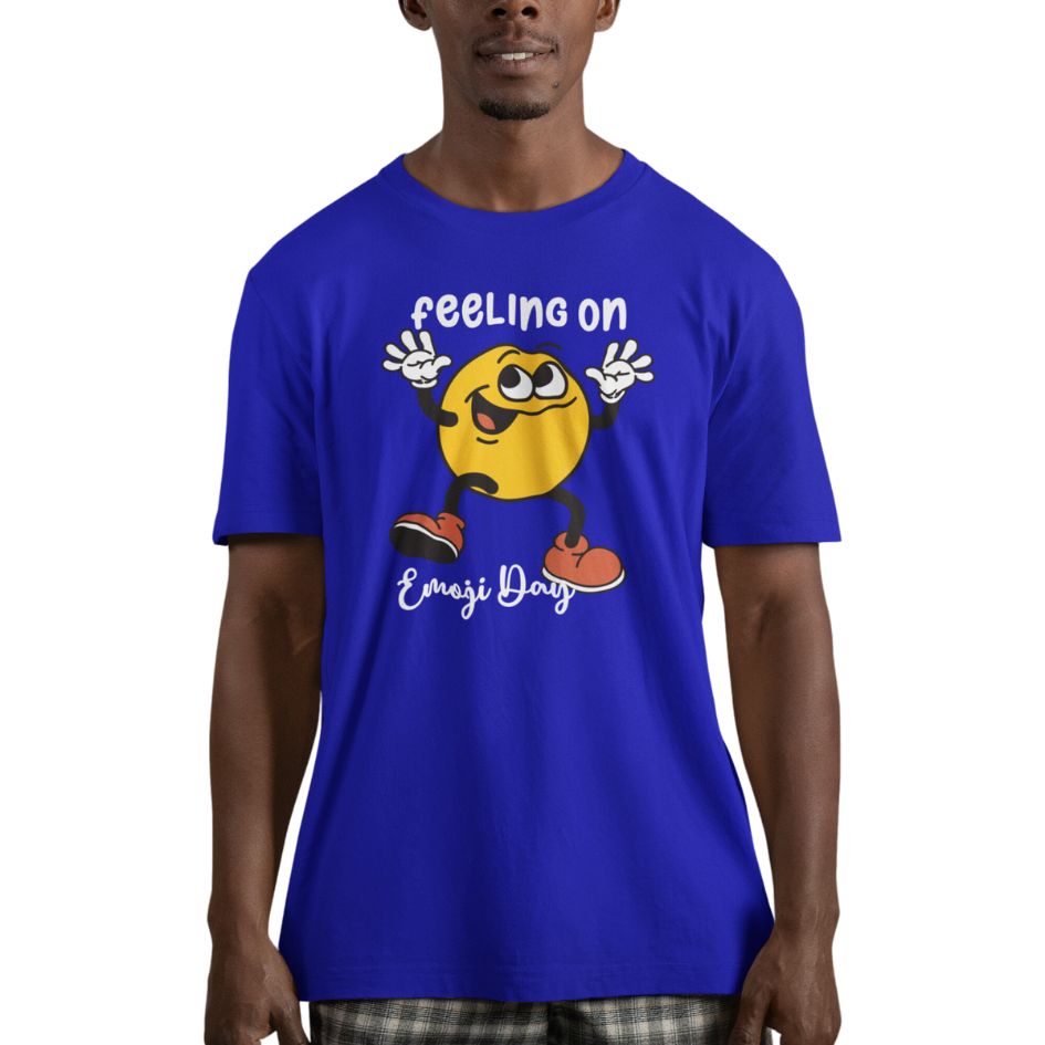 Graphic Emojis Designed Comfort Styled Minimalist T-shirts