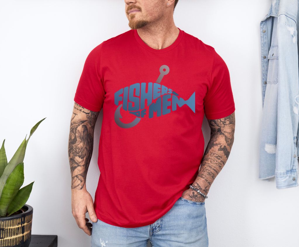 Christian Gospel Unisex Bible Verse Fishers Of Men Graphic Shirt