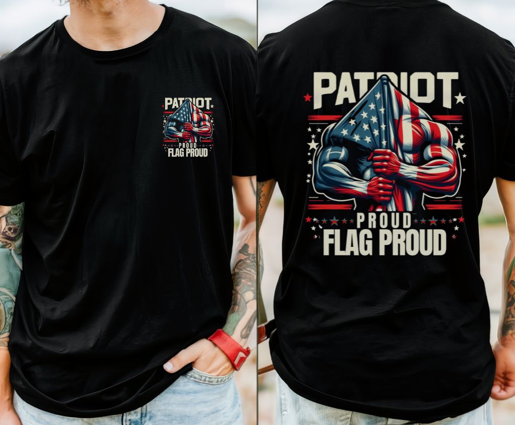 US Flag Day Commemorative Graphic T-shirt