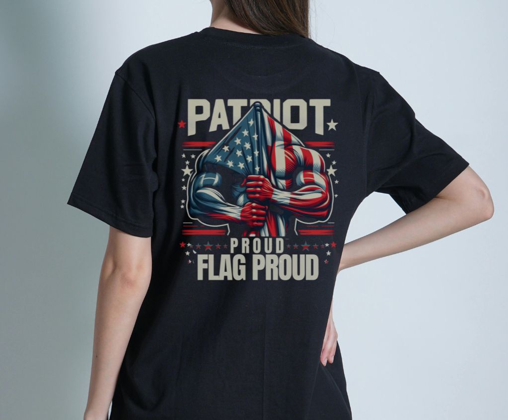 US Flag Day Commemorative Graphic T-shirt