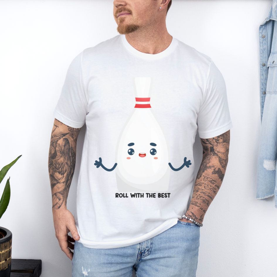 Retro Bowling Champion Bowling King Graphic Comfort Unisex T-shirt