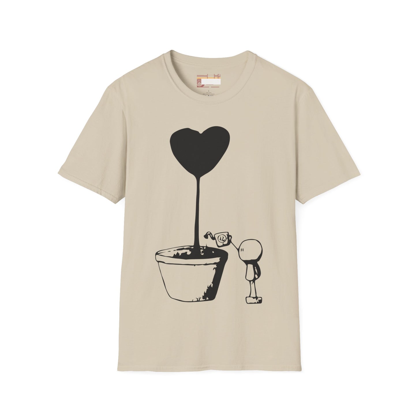 Love Grows Valentines day Lovers Cute Graphic Comfort Unisex T-shirt