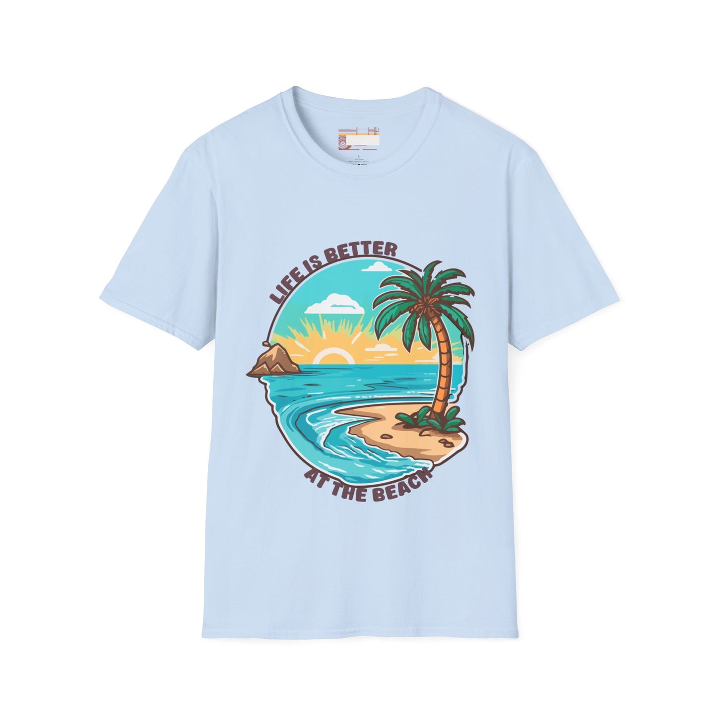 Lives Is Better At The Beach Summer Graphic Comfort Unisex T-shirt
